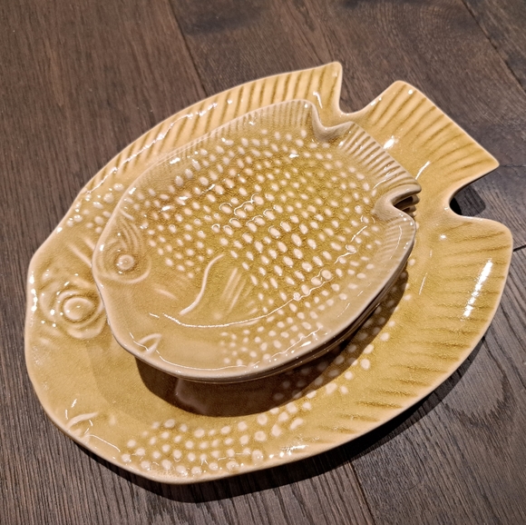 Abbott fish dish set - Picture 1 of 7